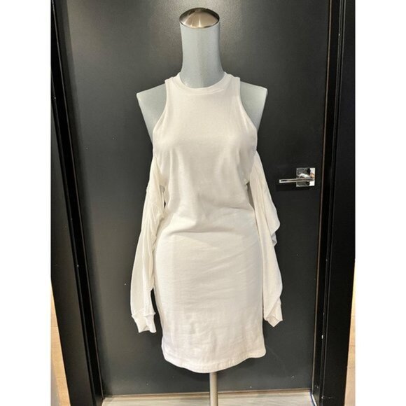 Rta - Casey Knit Mini Dress in White Size M - Picture 3 of 7